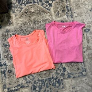 AVIA Pink and Orange Athletic Tops